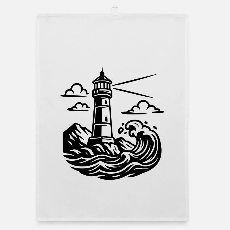 lighthouse Organic dish towel
