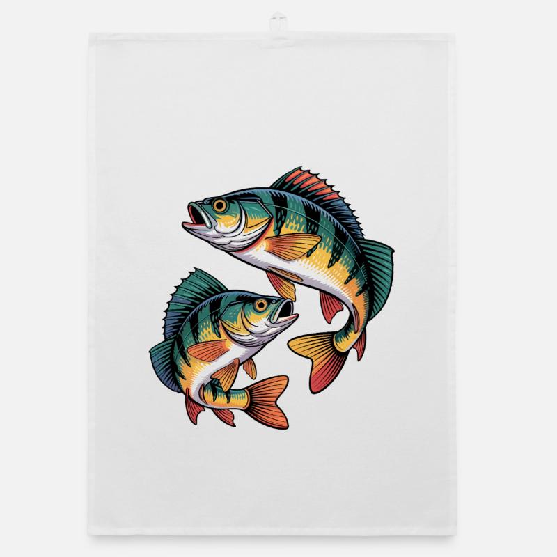 two perch Organic dish towel