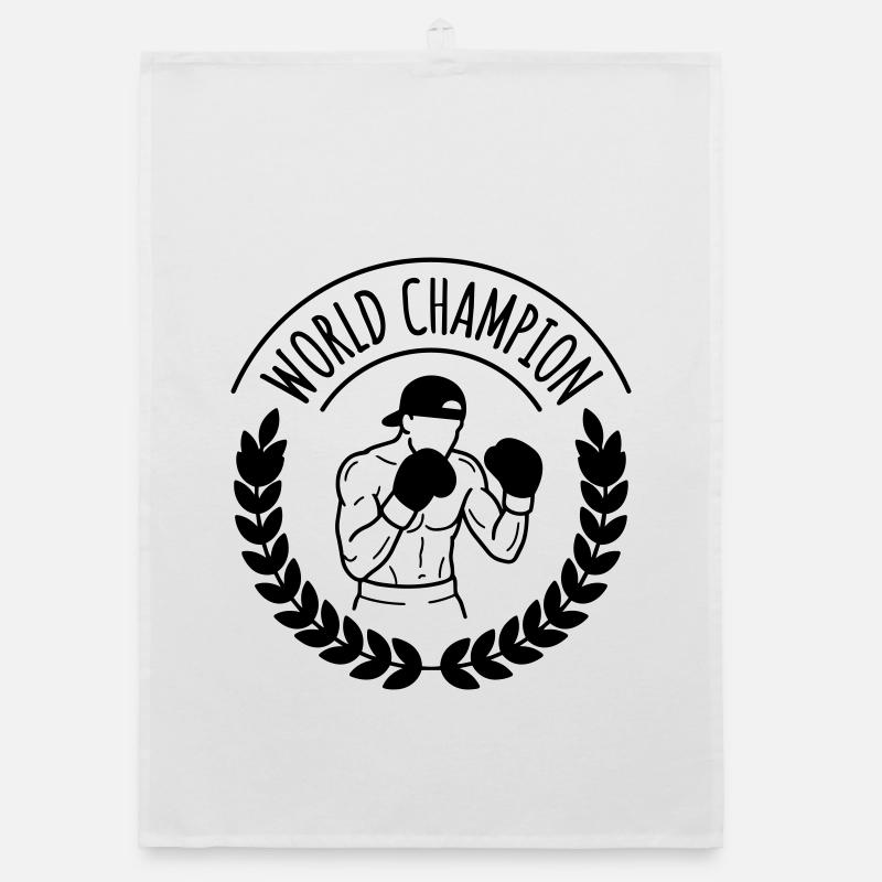 boxing Organic dish towel