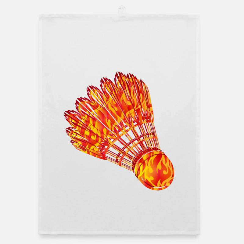Badminton Badminton Fire Dessin Torchon bio