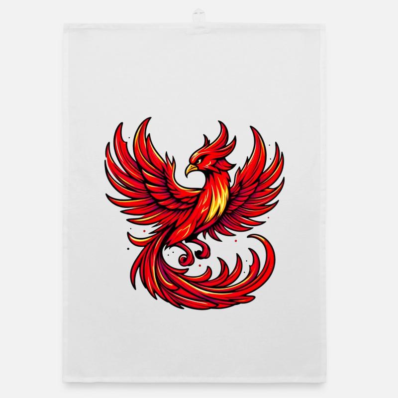 Red Phoenix Organic dish towel