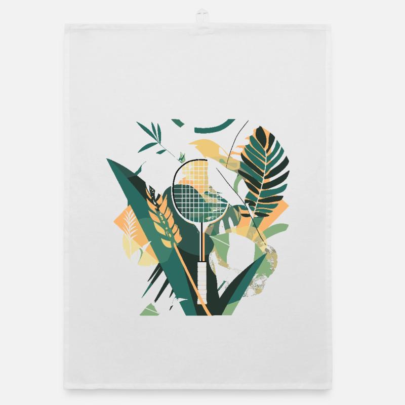 Raquette de badminton Artwork Torchon bio