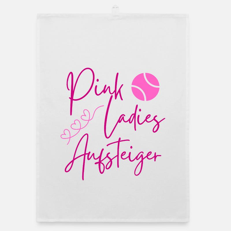 Rose Dames Astérisque Design Torchon bio