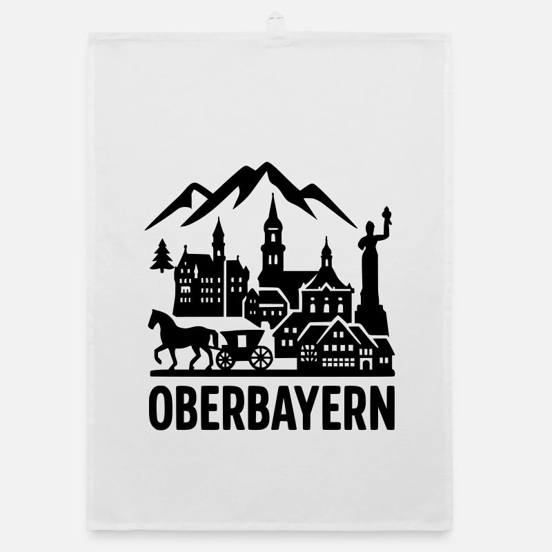 Upper Bavaria Bavarian Organic dish towel