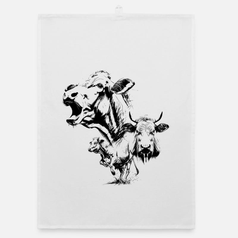 Les Trois Vaches Torchon bio