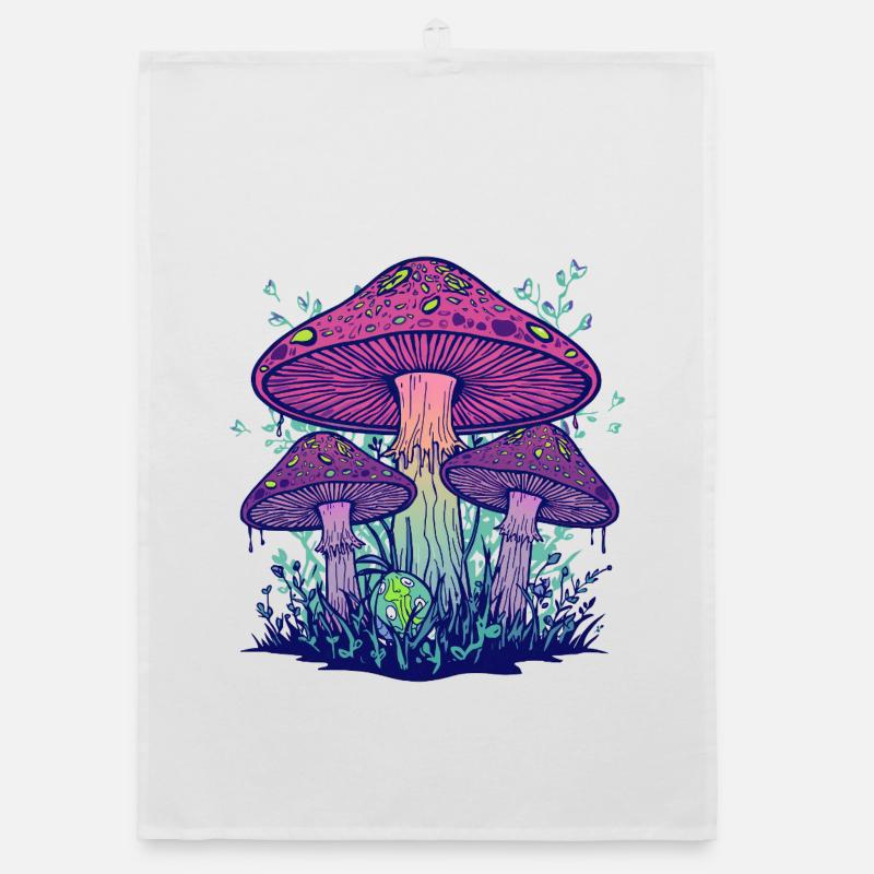 Champignons Psychedéliques Violet Torchon bio