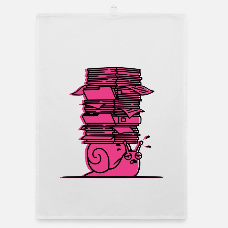 Snail Books Learning Comic Organic dish towel