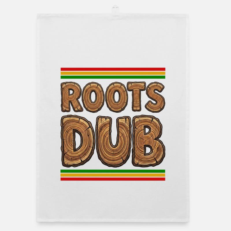 Roots Dub Holz Organic Geschirrtuch
