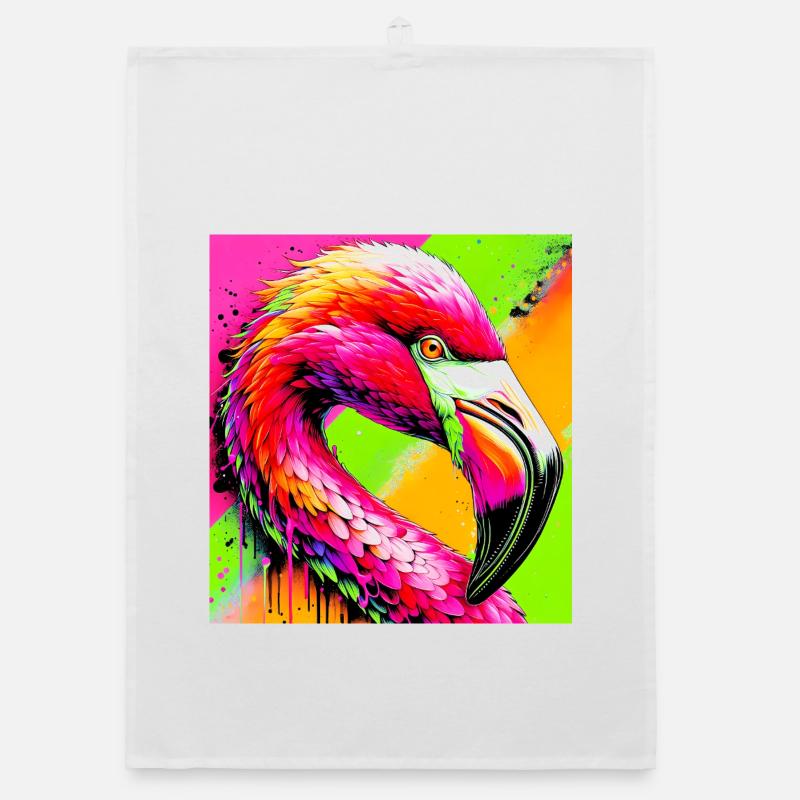 Flamingo Organic Geschirrtuch
