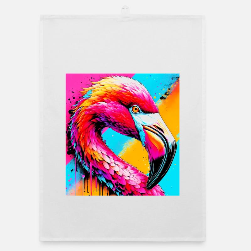 Flamingo Organic Geschirrtuch