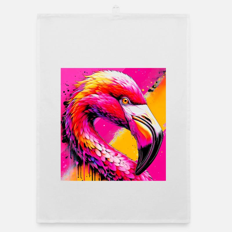 Flamingo Organic Geschirrtuch
