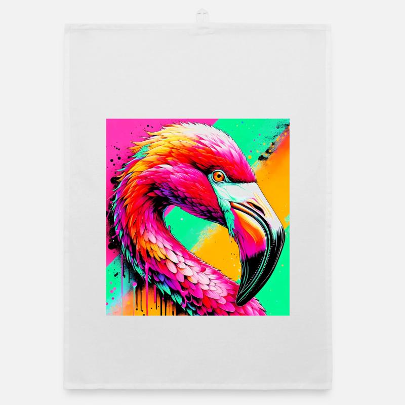 Flamingo Organic Geschirrtuch