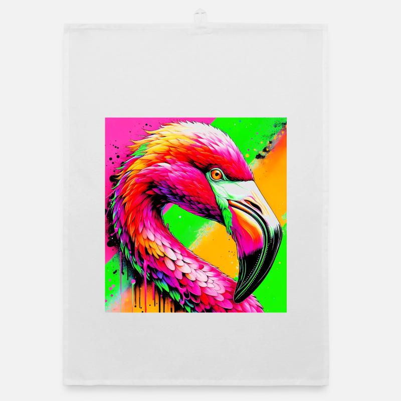 Flamingo Organic Geschirrtuch