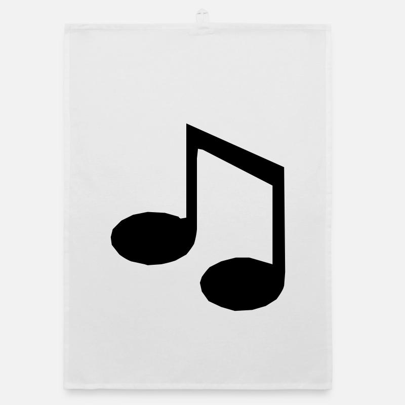 Music note Organic dish towel