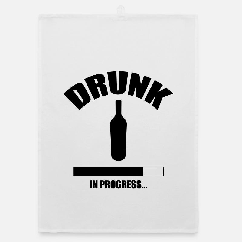Drunk in progress... Organic dish towel