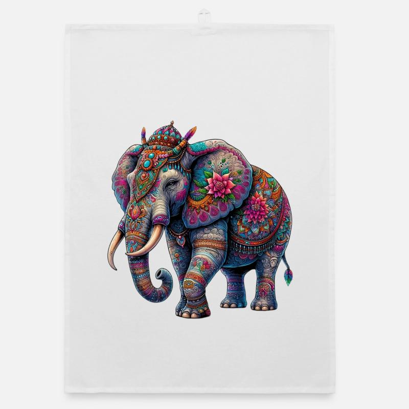 Elefant Organic Geschirrtuch