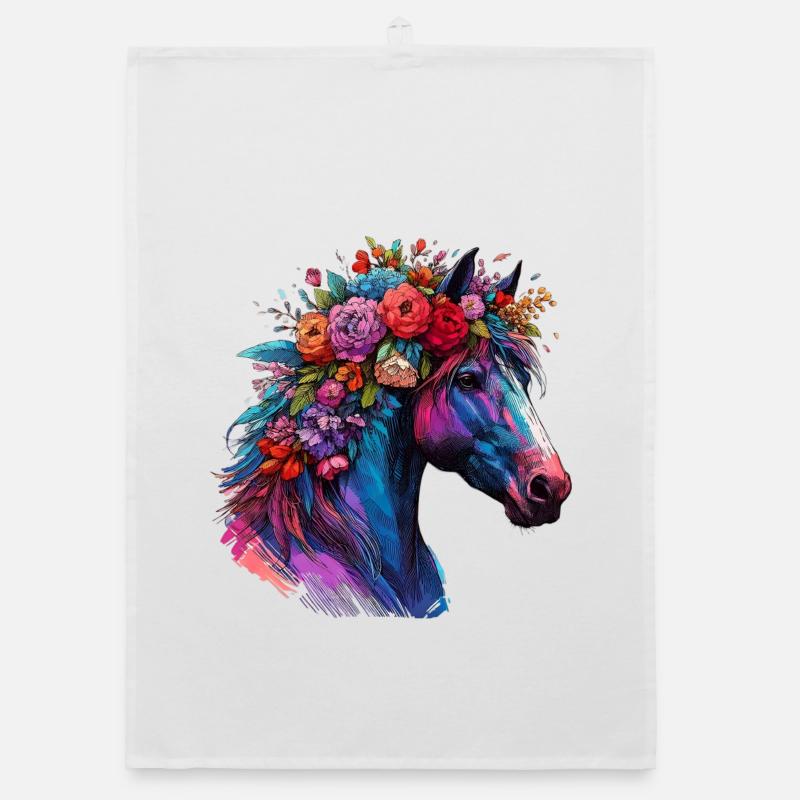 Pferd Organic Geschirrtuch