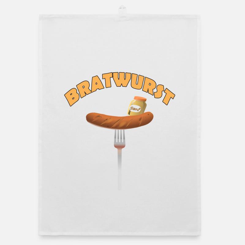 Bratwurst Organic dish towel