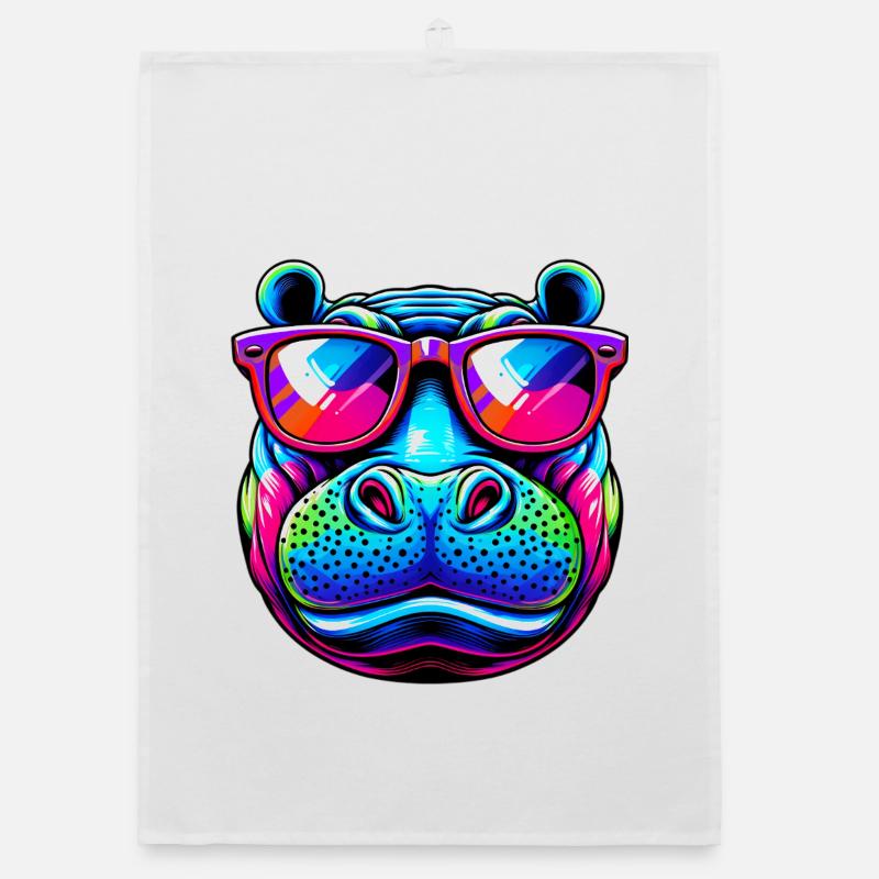 Nilpferd Organic Geschirrtuch