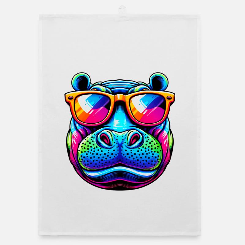 Nilpferd Organic Geschirrtuch