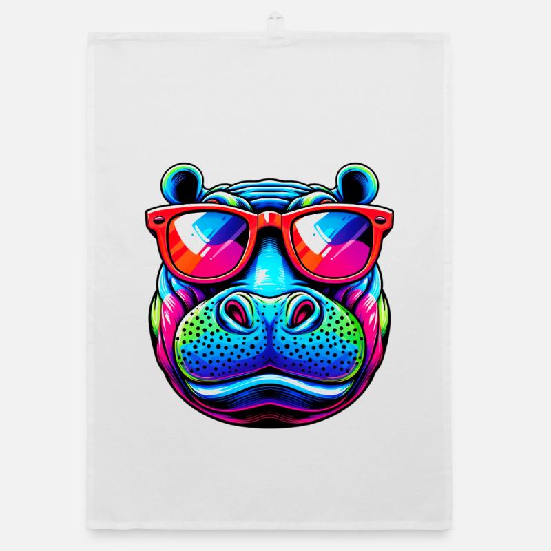 Nilpferd Organic Geschirrtuch