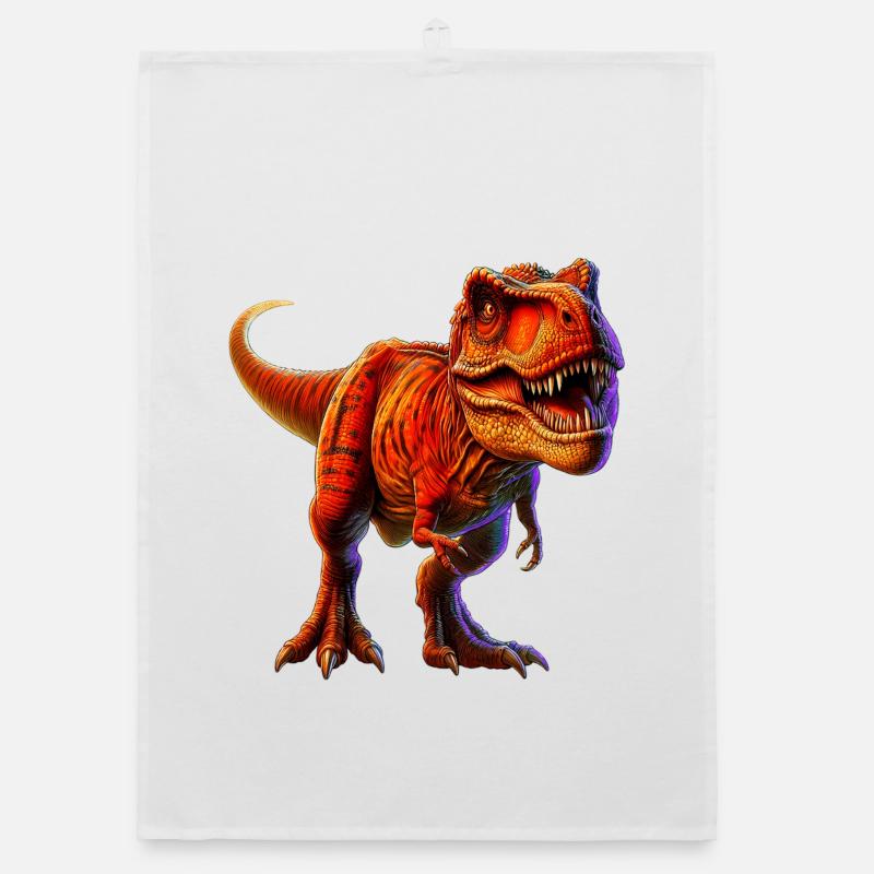Dinosaur Organic dish towel
