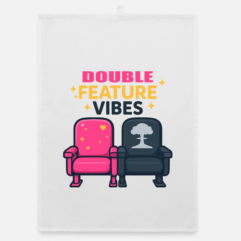 Double Feature Organic dish towel