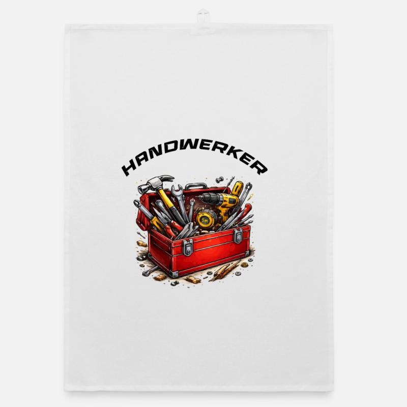 Hand Window Toolbox Cartoon Organic dish towel