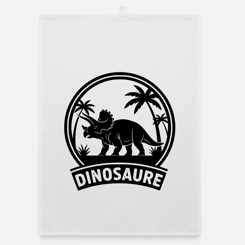 Dinosaur2 Organic dish towel