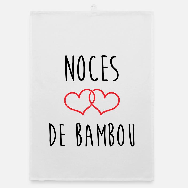 Bambushochzeit 79 Jahre Ehe Organic Geschirrtuch