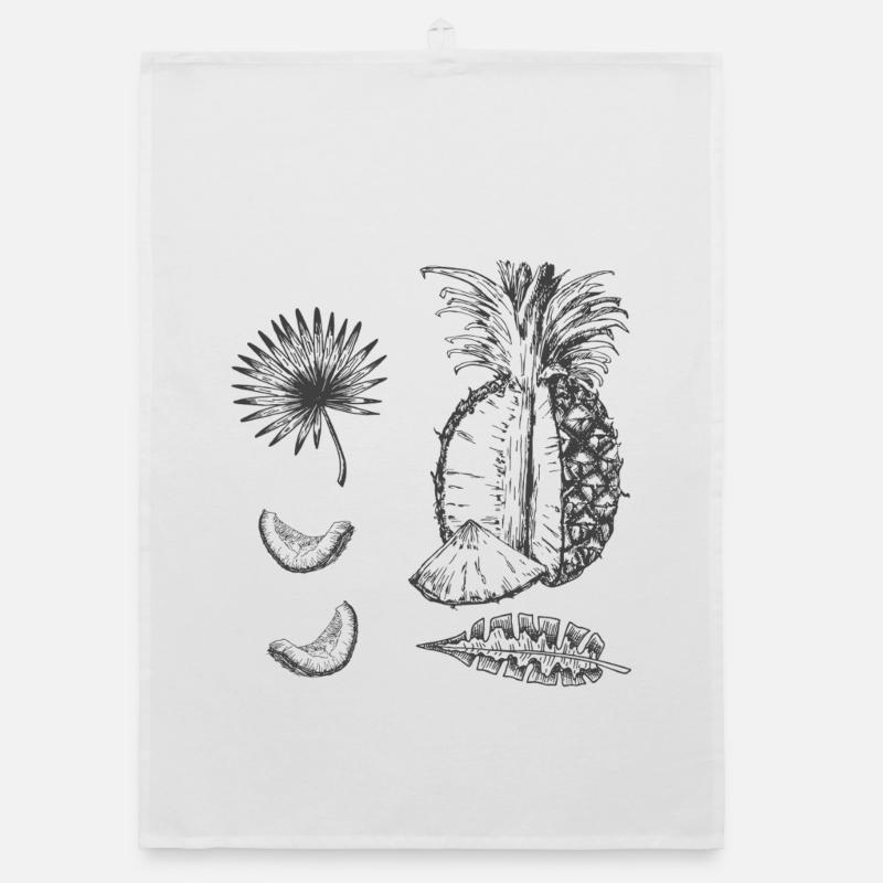 Pineapple Organic dish towel