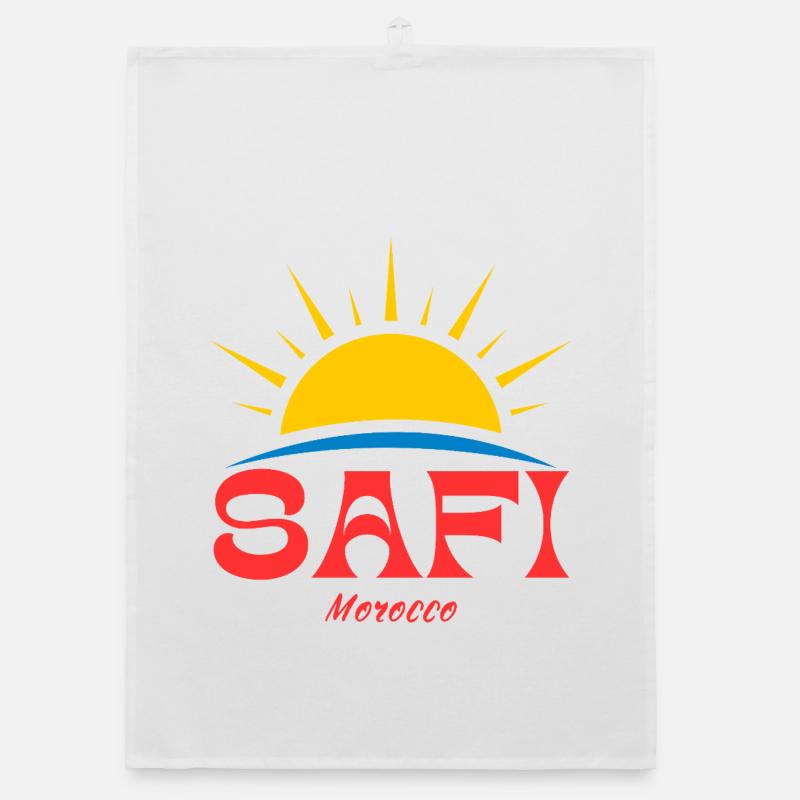Safi Morocco Sunrise  Organic dish towel