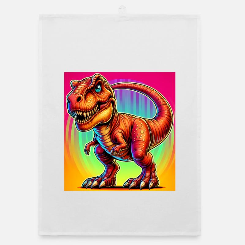 dinosaur Organic dish towel