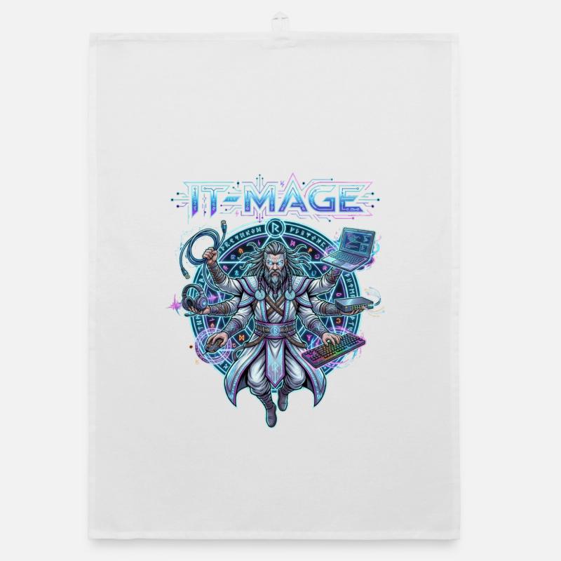 IT-Magier Tech-Zauber Organic Geschirrtuch
