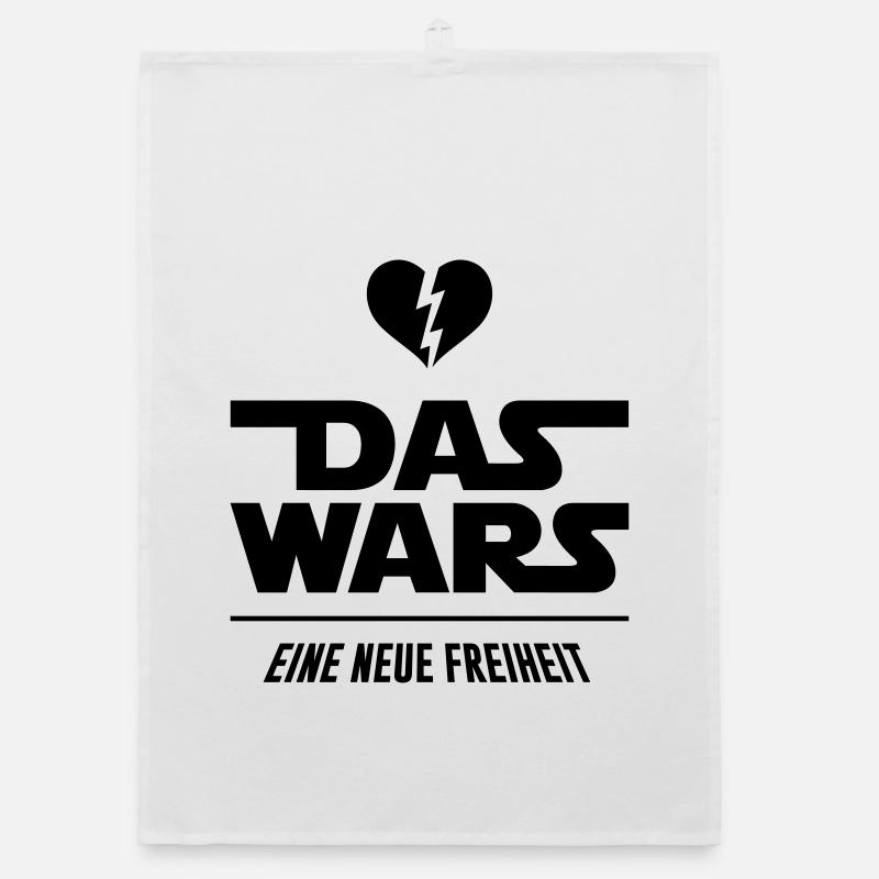 Das Wars - Trennung, Scheidung Organic Geschirrtuch