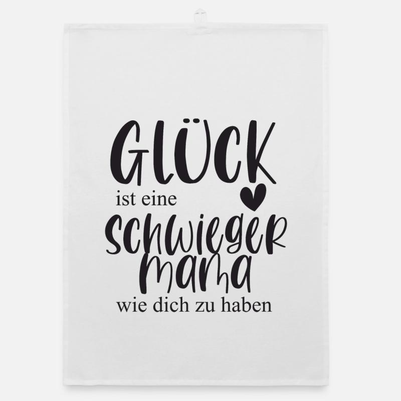 Schwiegermama Schwiegermutter Geschenk Danke Organic Geschirrtuch