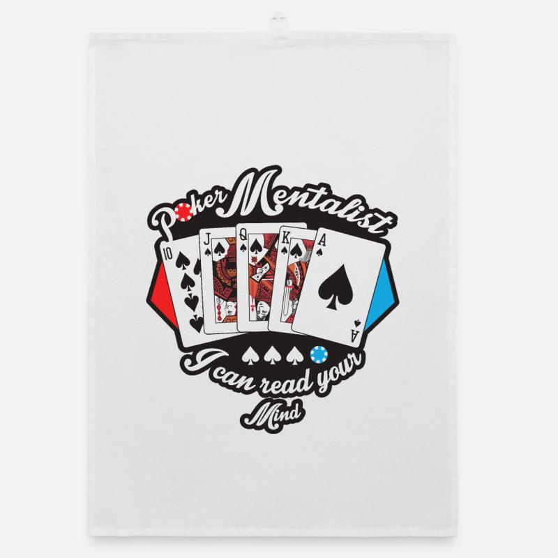 Poker Mind Reader Organic dish towel
