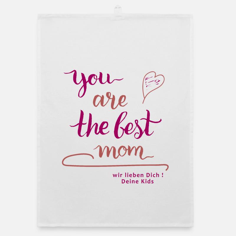 Muttertag, best Mom Organic Geschirrtuch