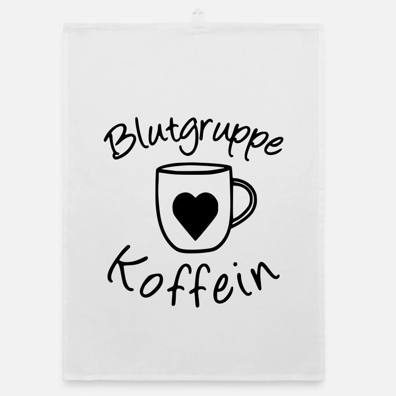 Blutgruppe Koffein Organic Geschirrtuch