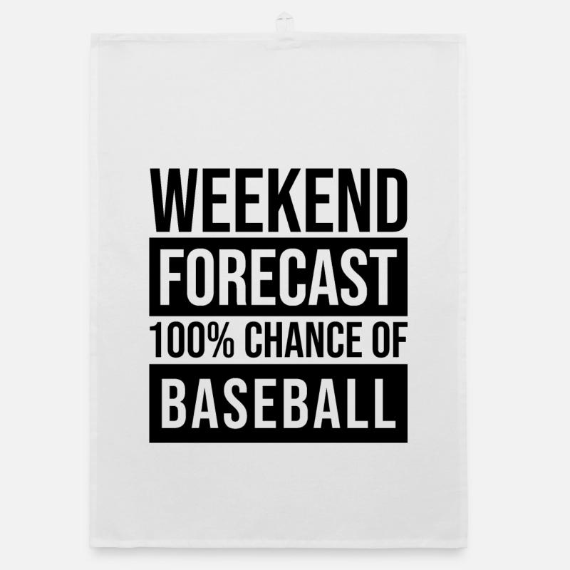 Baseball Organic Geschirrtuch