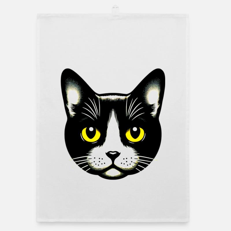 Katze Organic Geschirrtuch