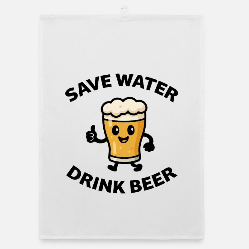 Save Water Vector Organic dish towel