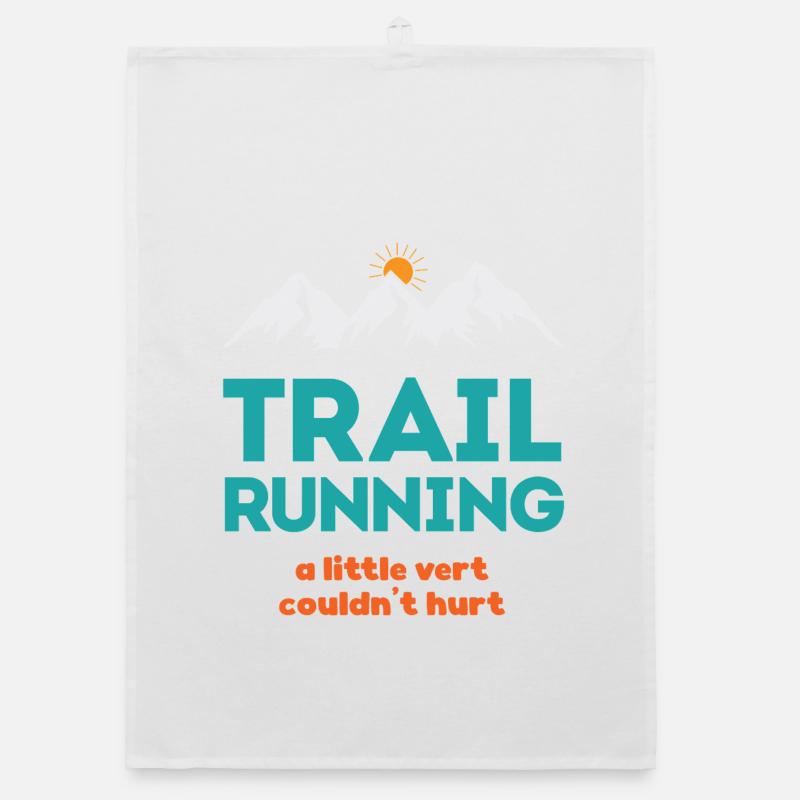 Trail Running - A Little Ver Couldn't Hurt Organic dish towel