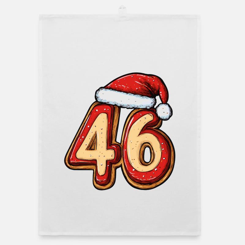 Biscuit 46 chiffres Noël Torchon bio