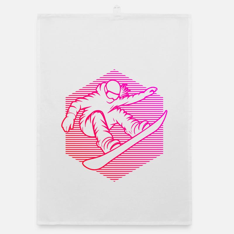 Conception compacte de snowboard pour snowboard Torchon bio