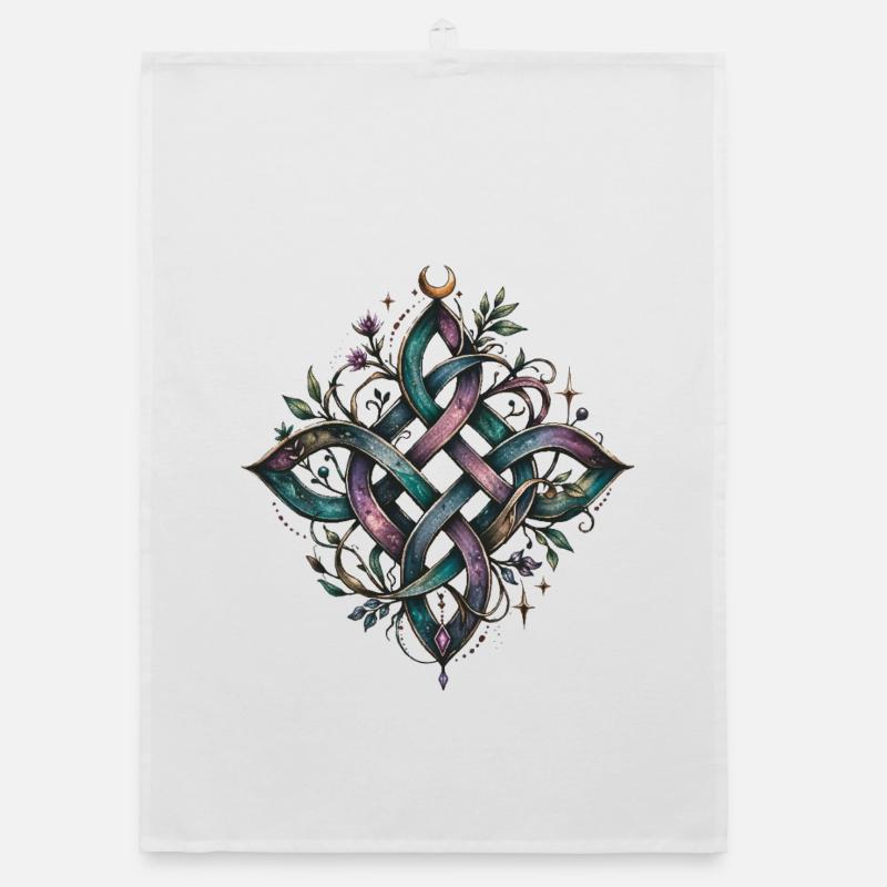 Witch's Knot Organic dish towel