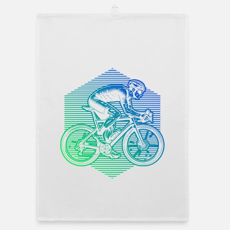 Idée cadeau pour un vélo de route avec vélo de route Torchon bio