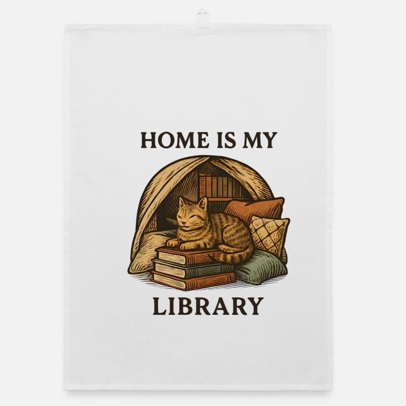 Chez moi, c’est ma bibliothèque Torchon bio