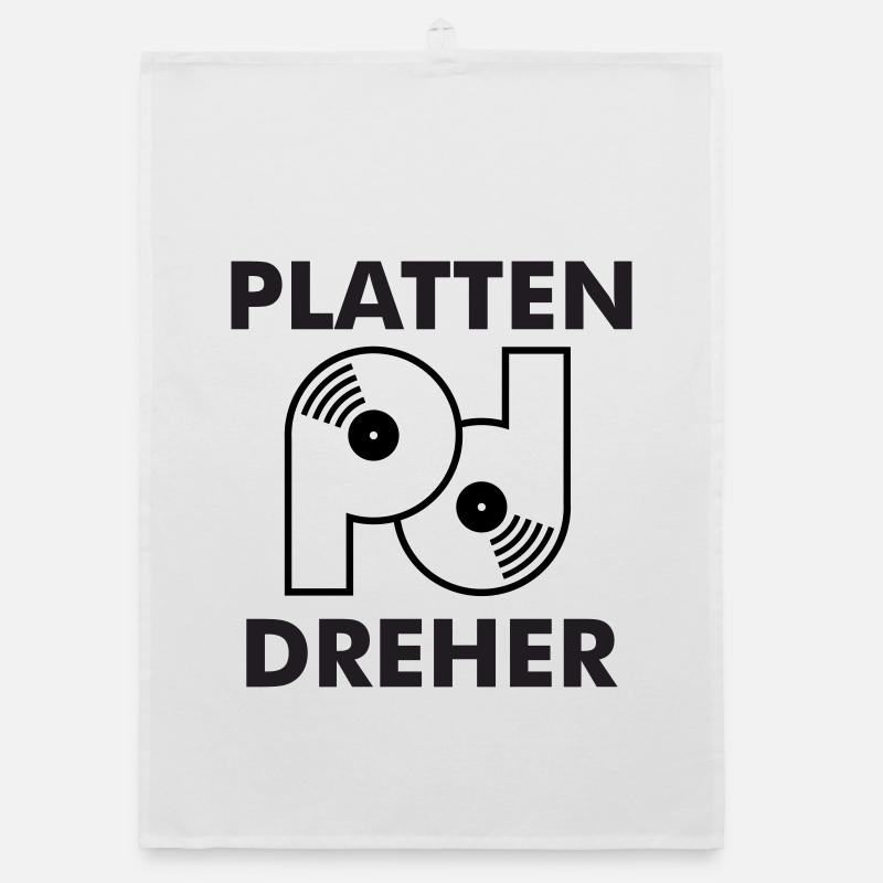 Logo tourneur de plaques avec lettres Torchon bio