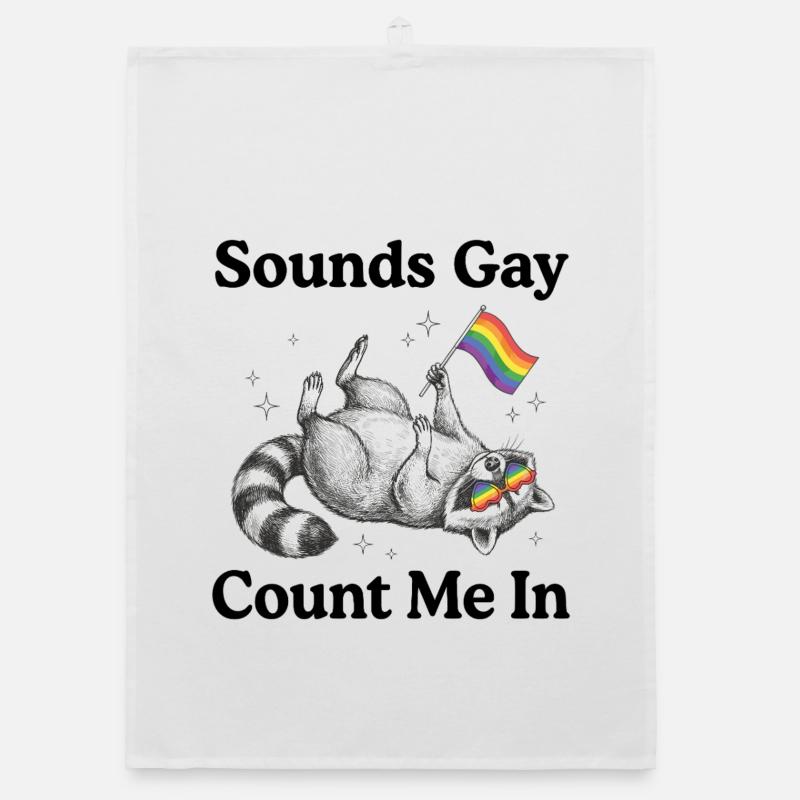 LGBTQ Pride Month – Klingt schwul, ich bin dabei. Organic Geschirrtuch